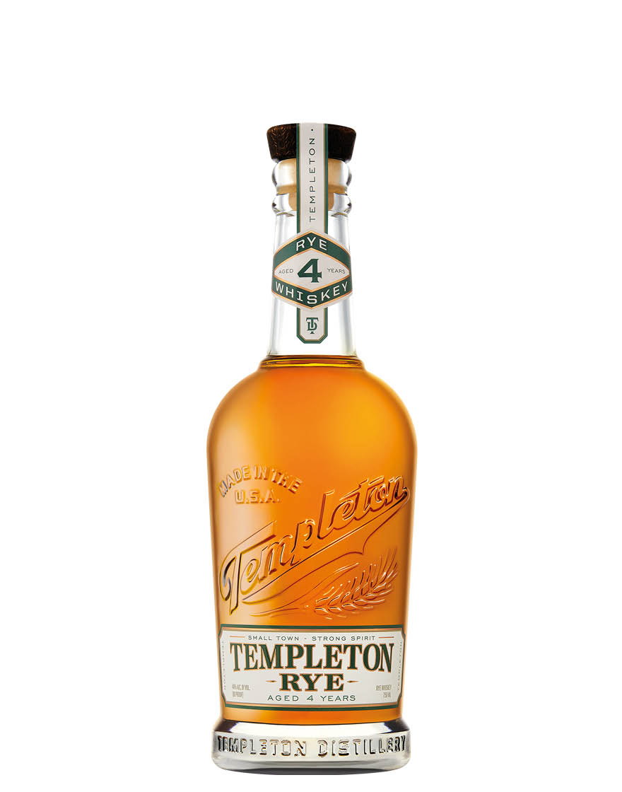Rye Whiskey Aged 4 Years Templeton