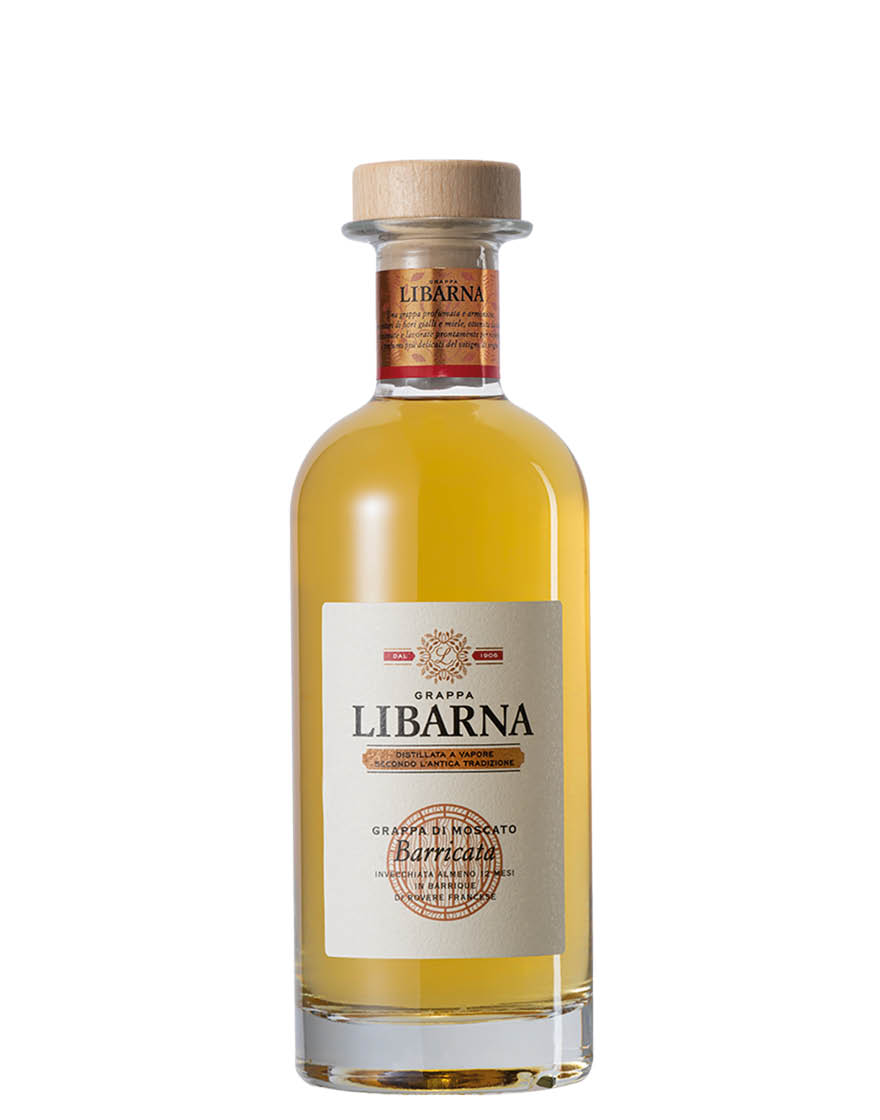 Grappa di Moscato Barricata Invecchiata 12 Mesi Libarna