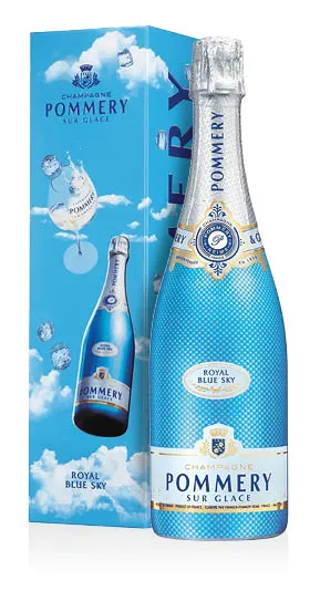 Champagne AOC Royal Blue Sky Sur Glace Pommery
