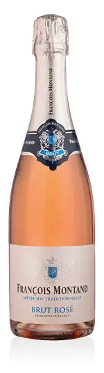 Vin Mousseux de Qualité Methode Traditionnelle Brut Rosé François Montand