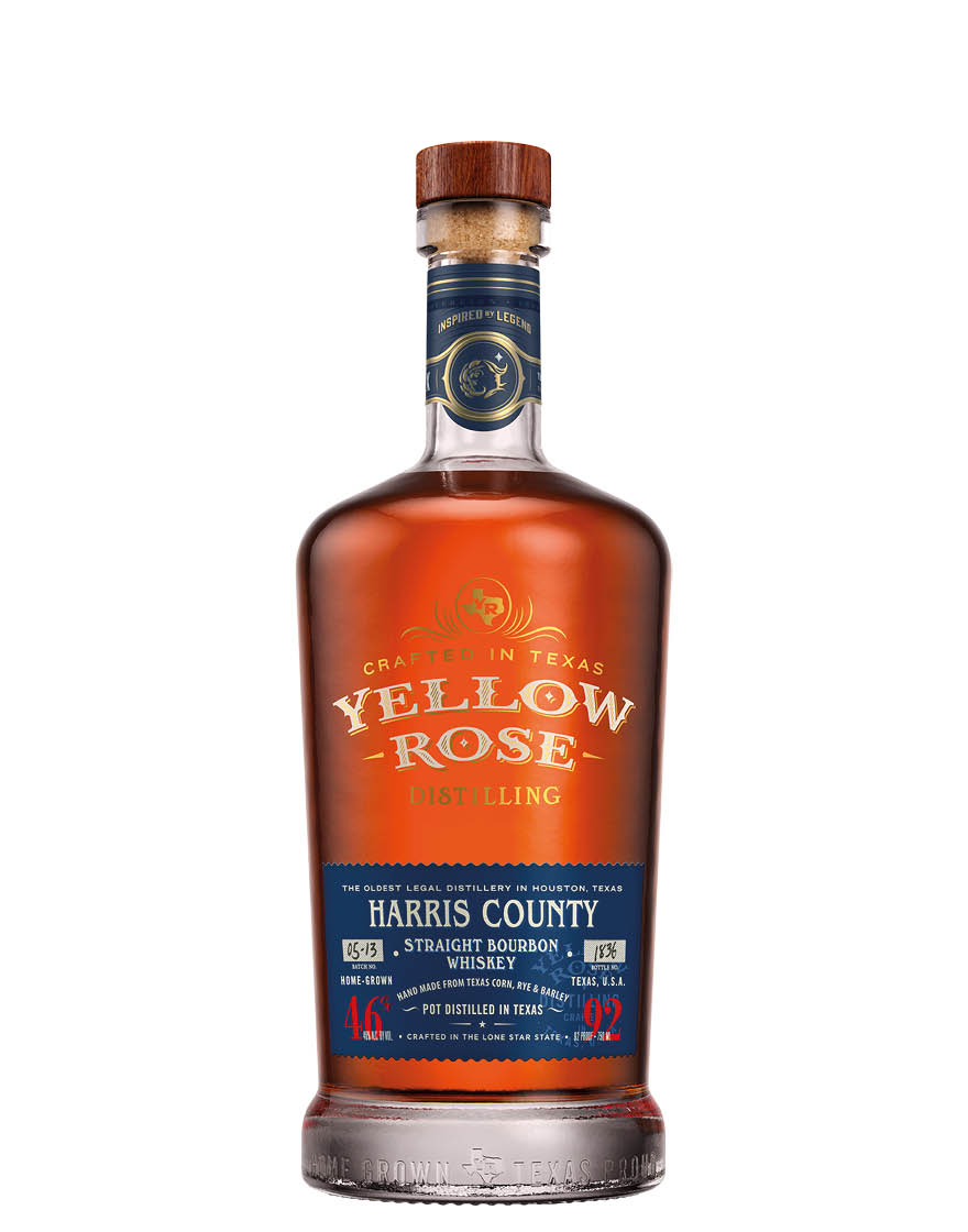 Harris County Straight Bourbon Whiskey Yellow Rose