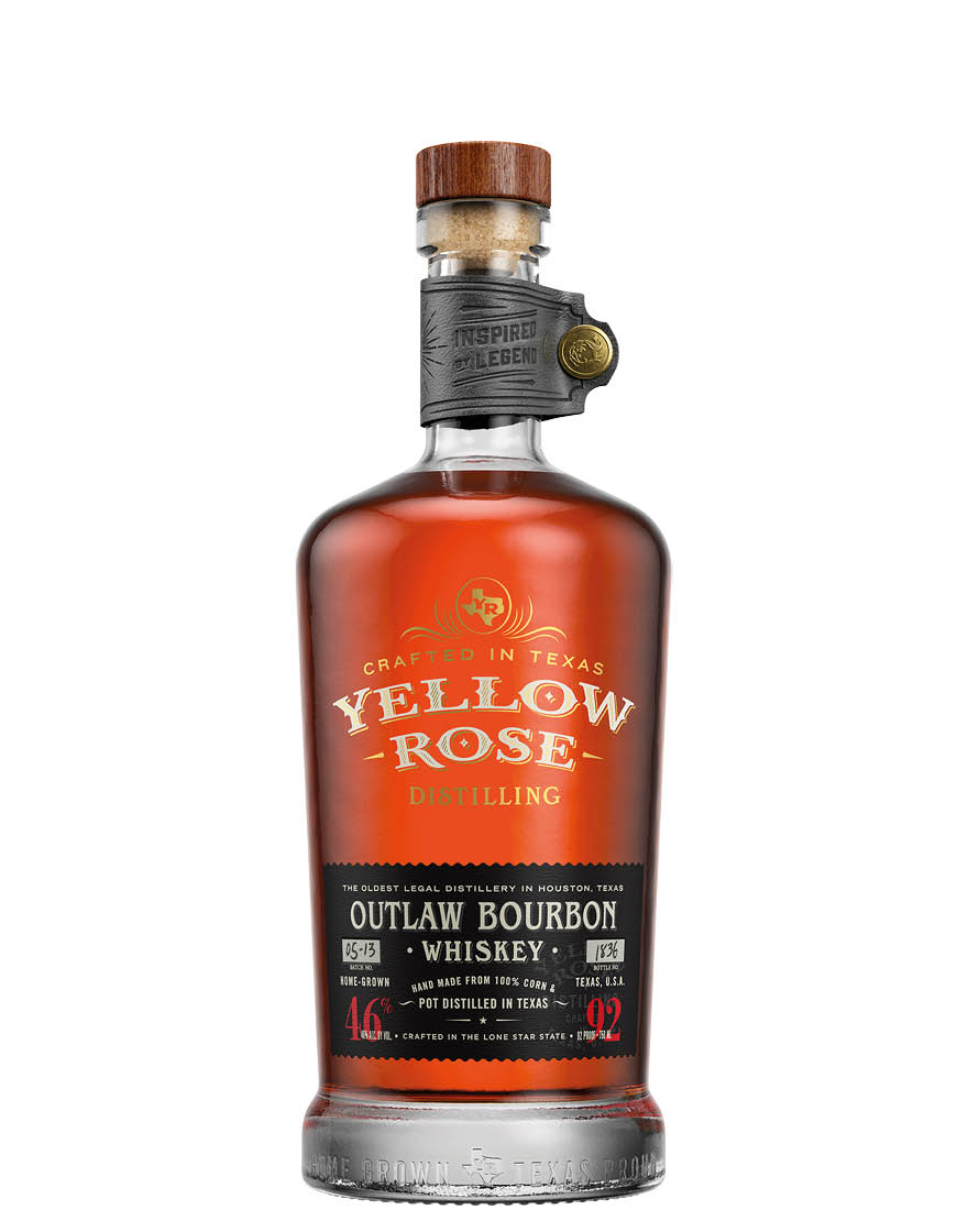 Outlaw Bourbon Whiskey Yellow Rose