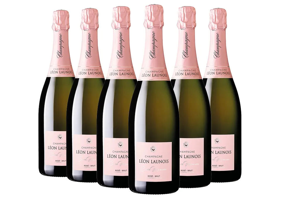 Champagne AOC Cuvée Réservée Rosé Brut Léon Launois