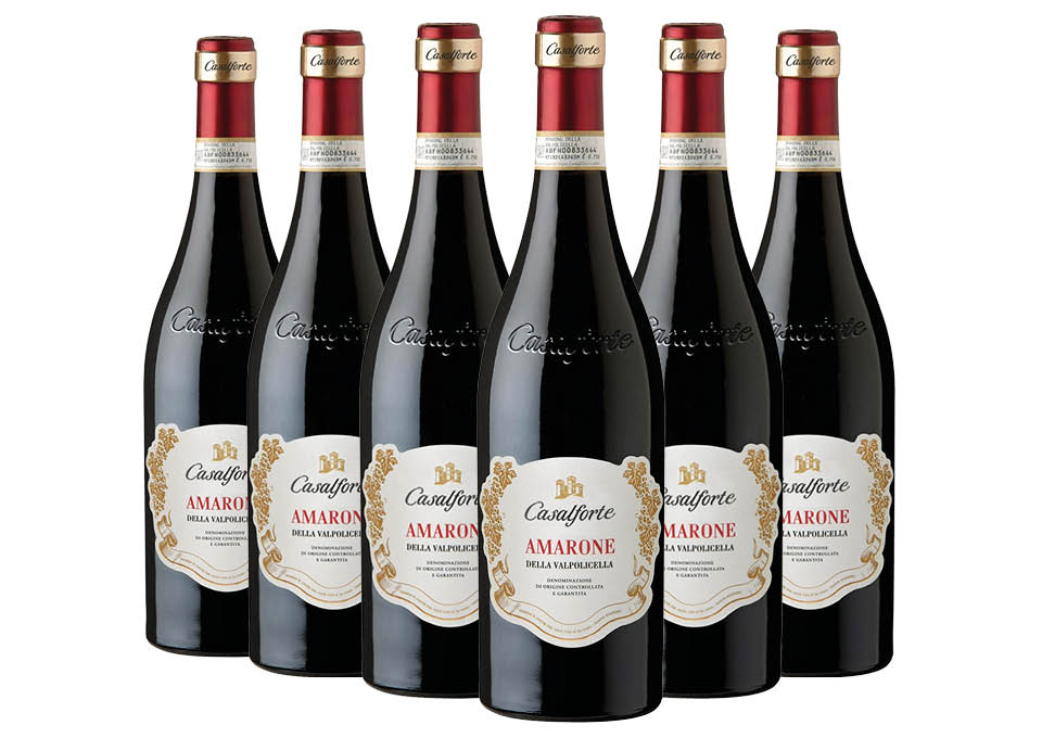 Amarone della Valpolicella DOCG Casalforte 2019 6 bottiglie da 0,75 ℓ