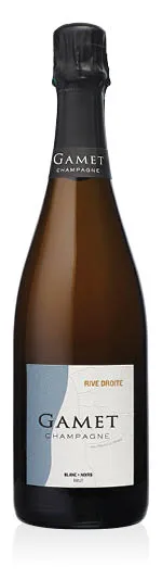 Champagne AOC Brut Rive Droite Blanc de Noirs Gamet