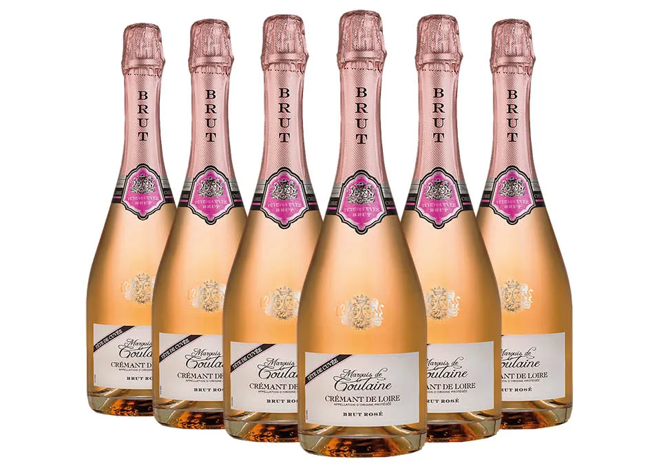Crémant de Loire AOC Brut Rosé Marquis de Goulaine