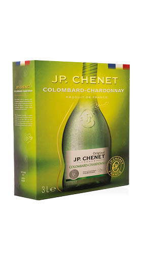 France Chardonnay Vin Bag ℓ, de Chenet 3 J.P. Box in Colombard
