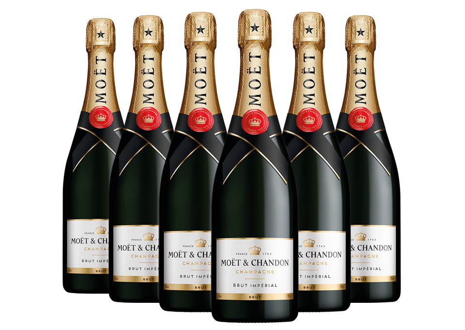 Champagne Brut AOC Impérial Moët & Chandon 6 bottiglie da 0,75 ℓ, A