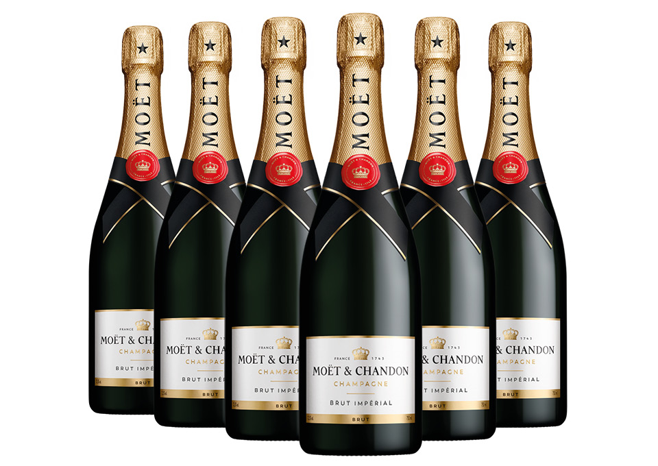 Moet & Chandon Brut 6 Btl Wooden Gift Case  Premium Wine gifts and wine  cases from