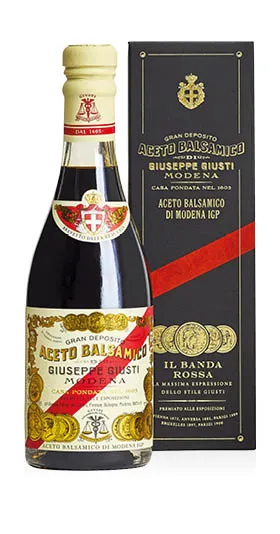 Balsamico Azijn van Modena IGP 5 Gouden Medailles Rode Band Acetaia Giusti
