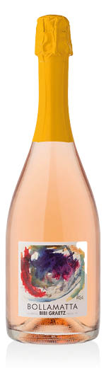 Vino Spumante Rosé Bollamatta Bibi Graetz