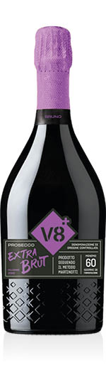 Prosecco DOC Extra Brut Bruno V8+ 2022 0,75 ℓ