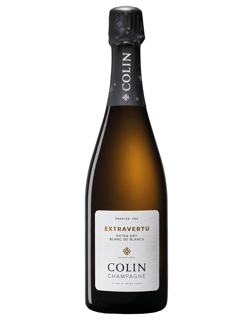 Champagne AOC Premier Cru Extra-Dry Blanc de Blancs Extravertu Colin