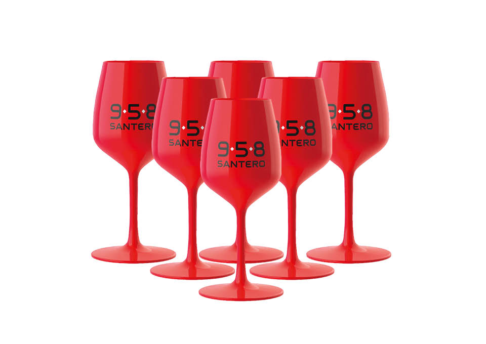 6 Calici 958 Santero ROSSI - 6 pezzi / bicchieri