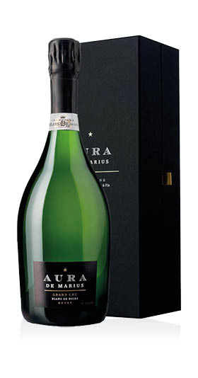 Champagne AOC  Grand Cru Bouzy Brut Blanc de Noirs Aura de Marius 2014 Delavenne