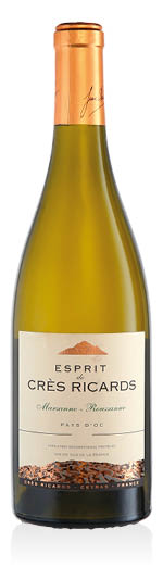 Pays d'Oc IGP Marsanne Roussanne Esprit de Crès Ricards 2021 Crès-Ricards