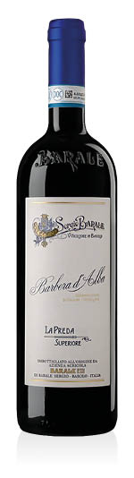Barbera d'Alba Superiore DOC La Preda 2021 Fratelli Barale