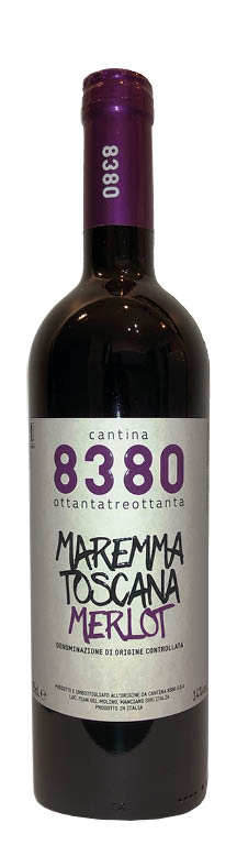 Maremma Toscana DOC Merlot 2022 Cantina 8380