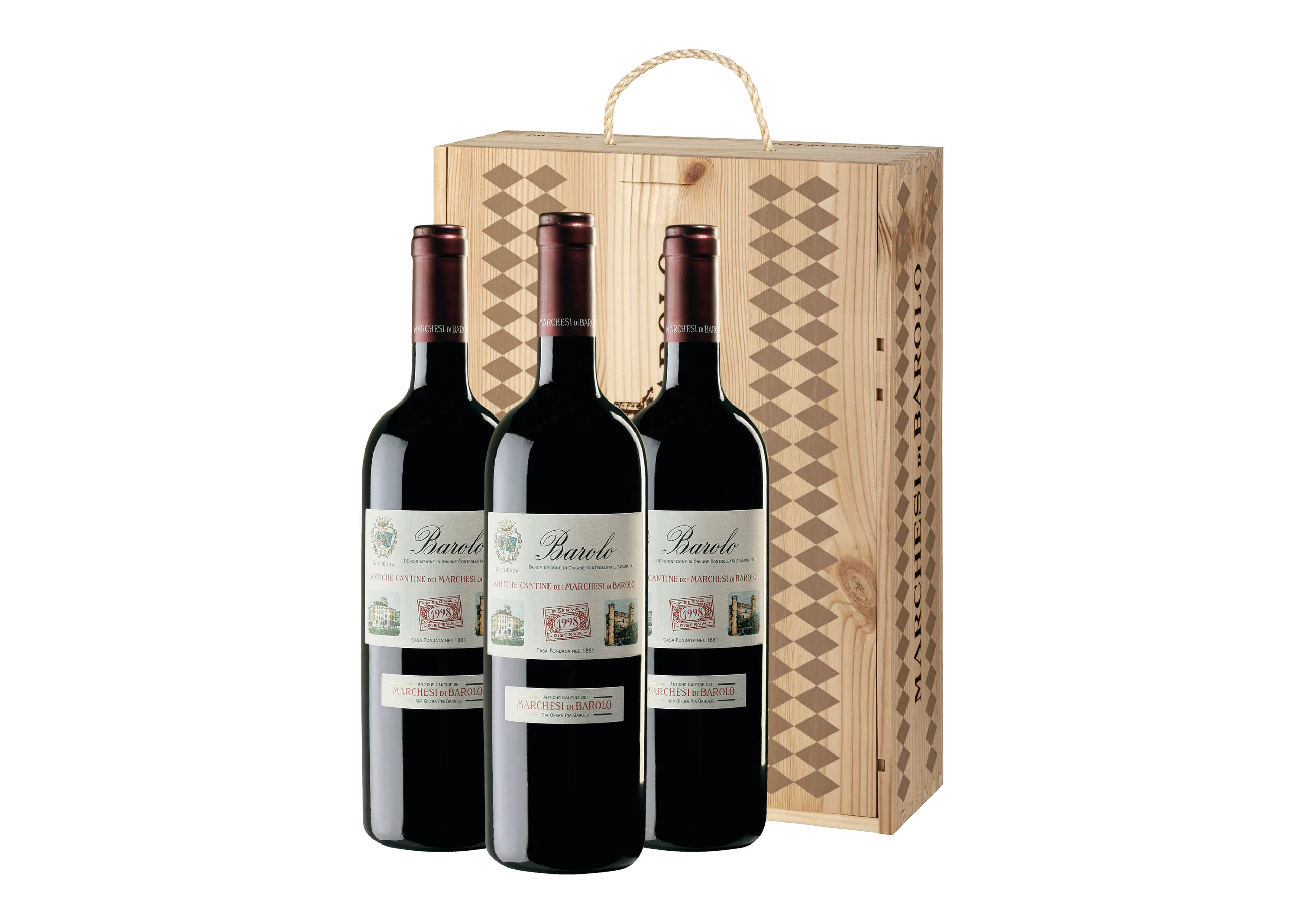 Marchesi di Barolo 1988, 1998, 2009 Barolo DOCG Riserva