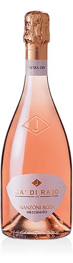 Vino Spumante Manzoni Rosa Extra Dry Ca' di Rajo