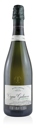 Alta Langa DOCG Pas Dosé Blanc de Noir Vigna Gatinera 84 Mesi Riserva 2015 Fontanafredda