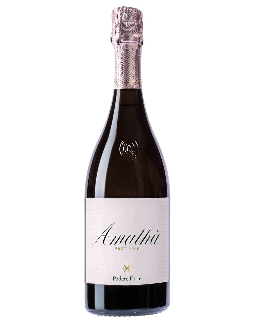 Vino Spumante di Qualità Metodo Clasico Brut Rosé Amathà 2019 Podere Forte