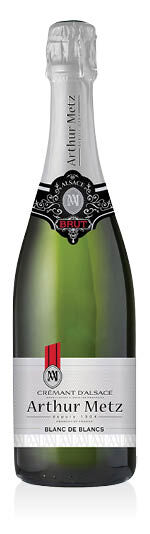 Crémant d'Alsace AOP Brut Blanc de Blancs Arthur Metz