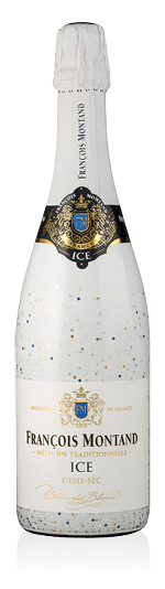 Vin Mousseux de Qualité Méthode Traditionelle Demi-Sec Blanc de Blancs Ice François Montand
