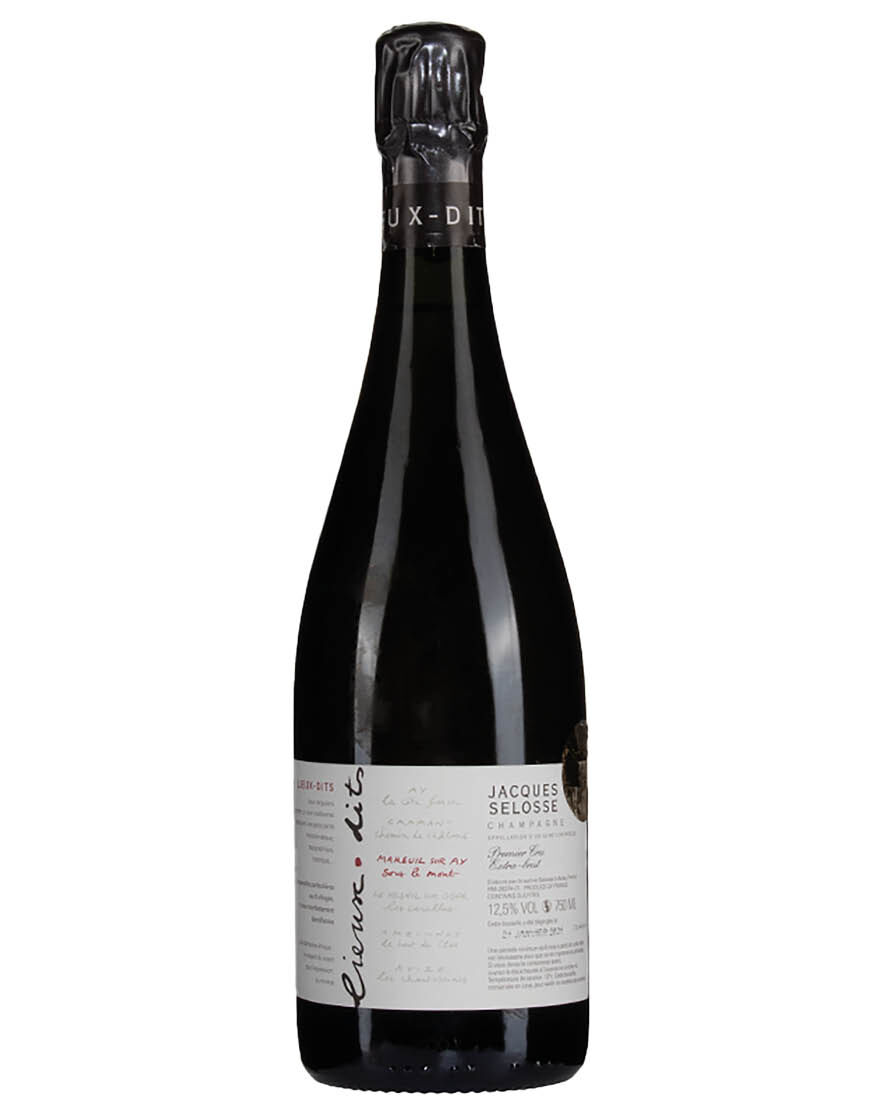 Champagne AOC Premier Cru Blanc de Noirs Extra Brut Sous Le Mont Jacques Selosse