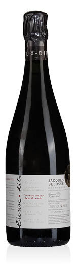 Champagne AOC Premier Cru Blanc de Noirs Extra Brut Sous Le Mont Jacques Selosse