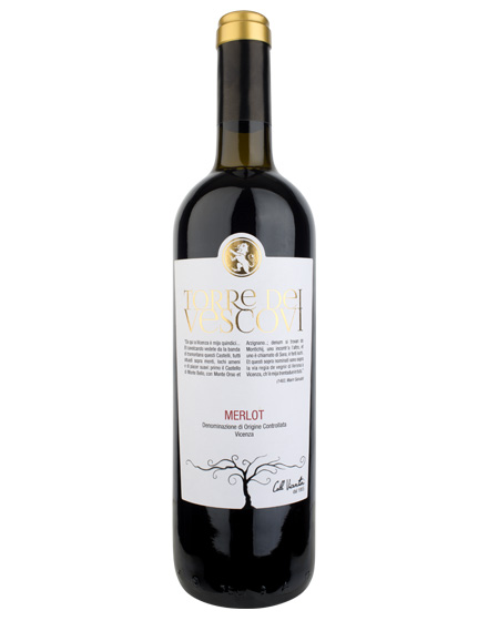 Vicenza DOC Torre dei Vescovi Merlot 2022 Colli Vicentini