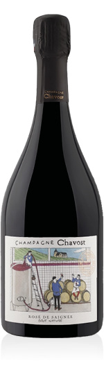 Champagne AOC Rosé de Saignée Brut Nature Chavost