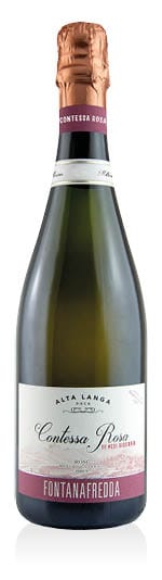 Alta Langa DOCG Brut Rosé Riserva Contessa Rosa 2018 Fontanafredda