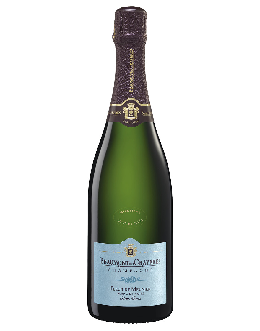 Champagne AOC Blanc de Noirs Brut Nature Fleur de Meunier 2015 Beaumont des Crayères