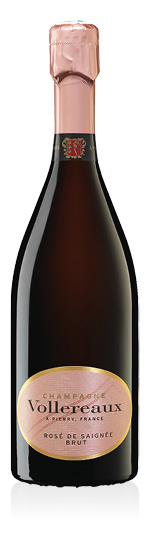 Champagne AOC Rosé de Saignée Brut Vollereaux