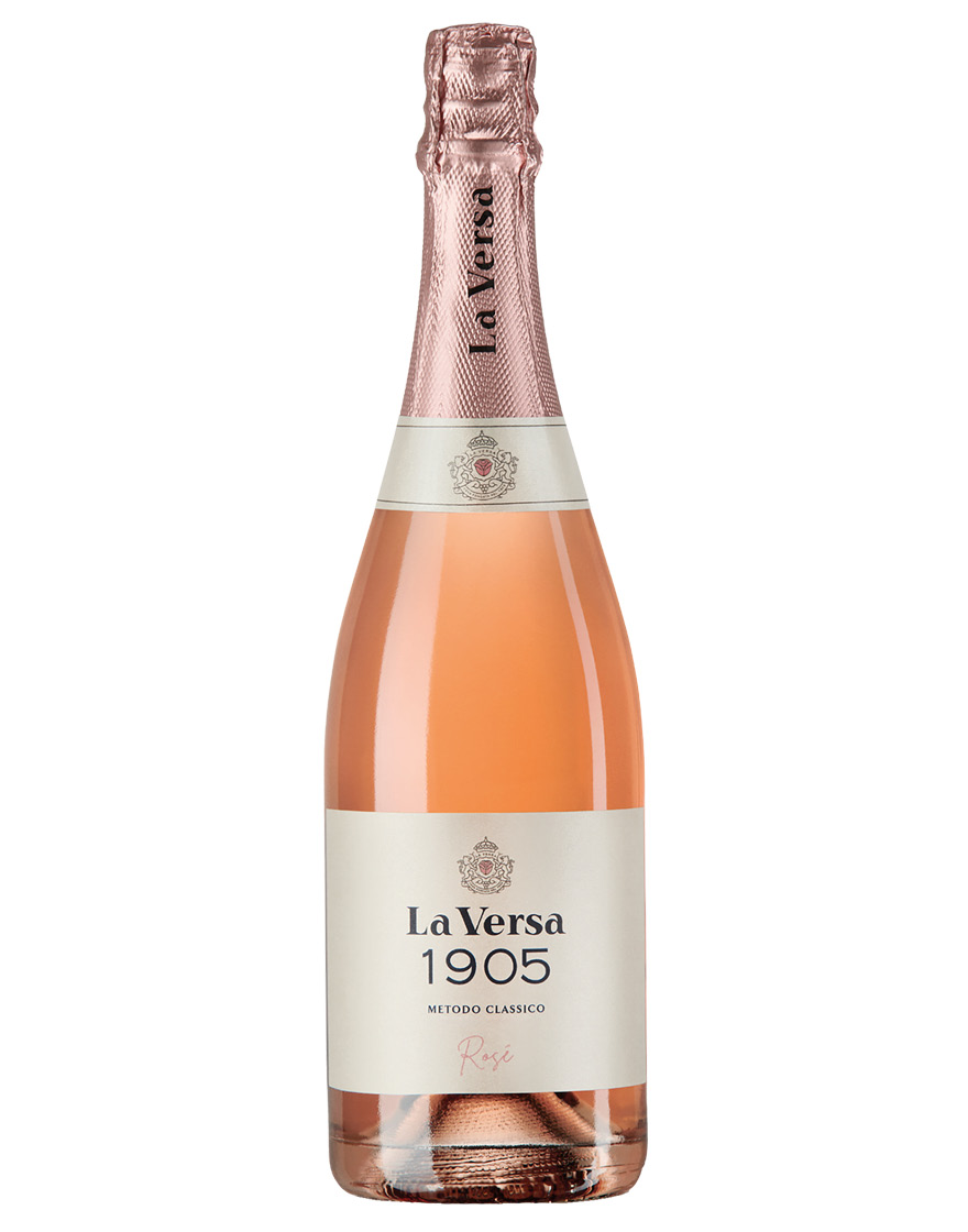 Vino Spumante di Qualità Metodo Classico Rosé Brut  1905 La Versa