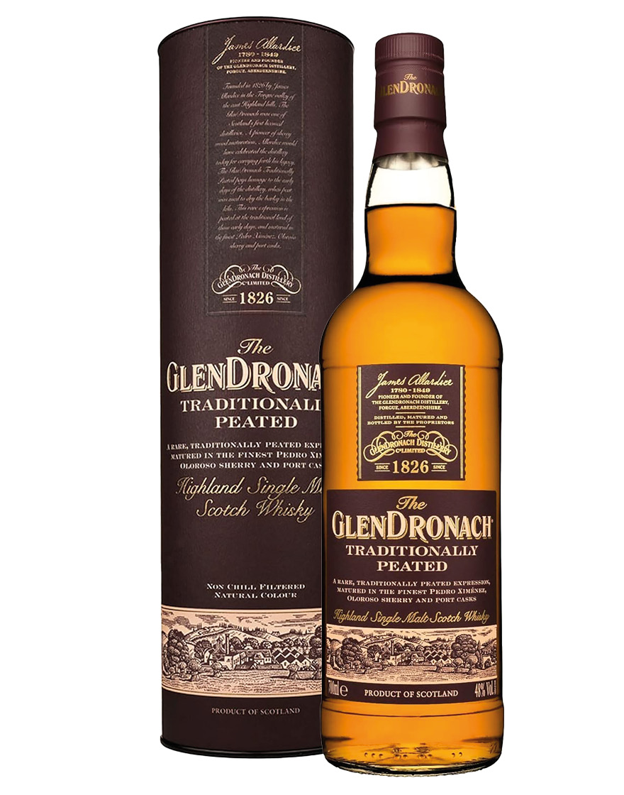 Highland Single Malt Scotch Whisky Traditionally Peated GlenDronach