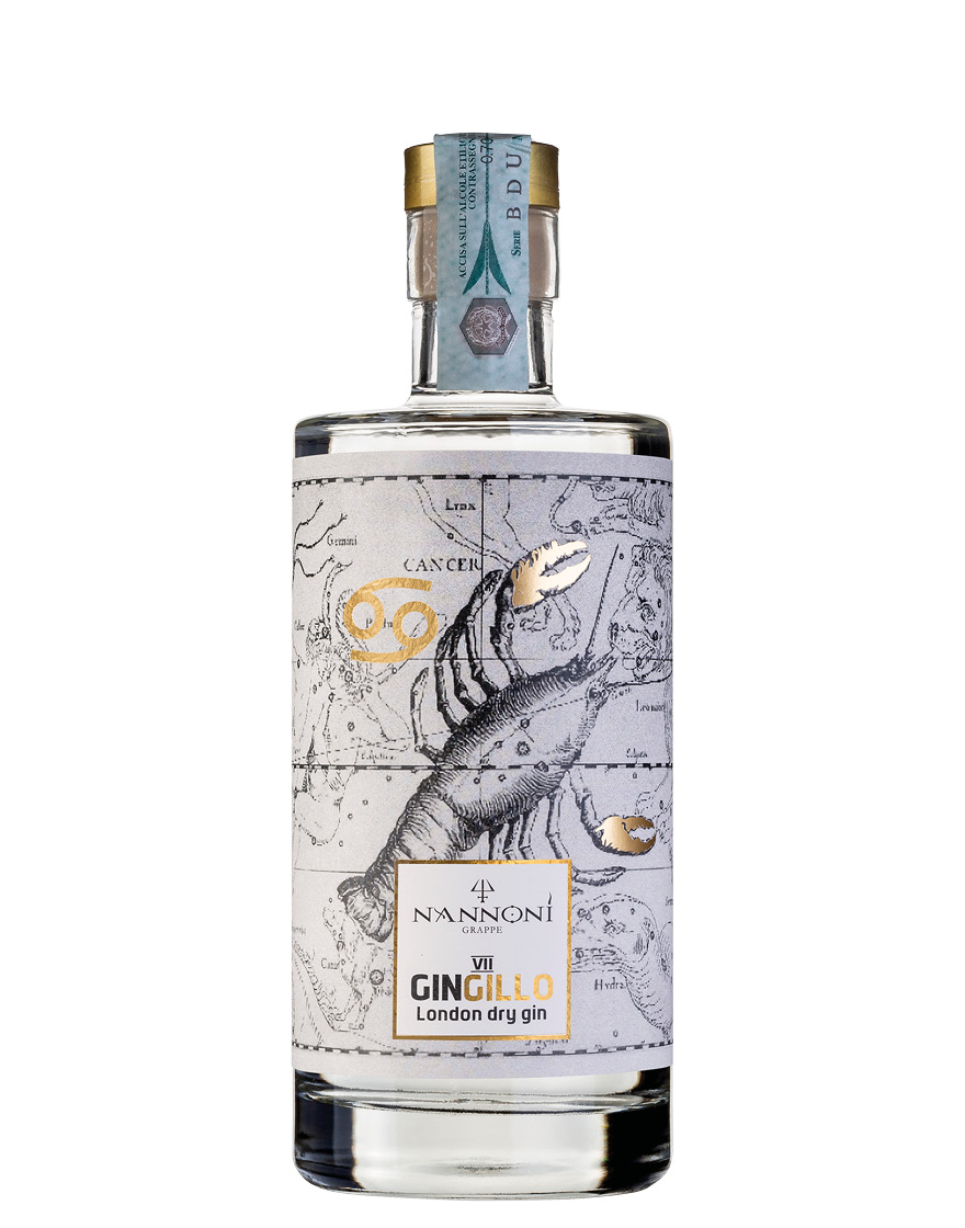 London Dry Gin Gingillo VII Cancro Nannoni