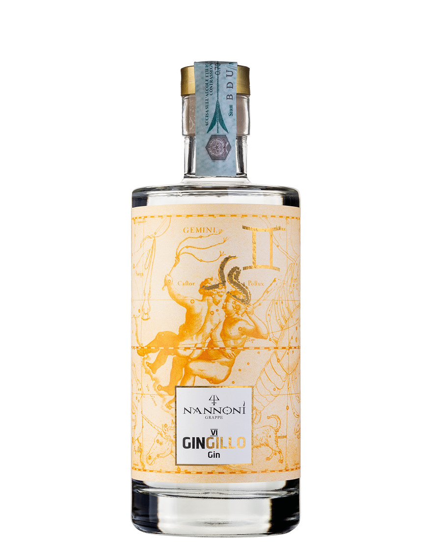 London Dry Gin Gingillo VI Gemelli Nannoni