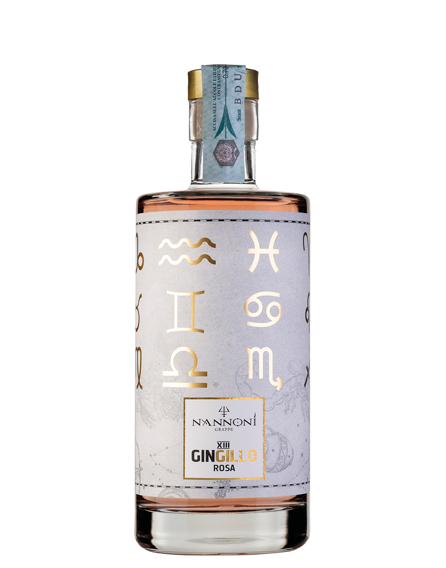 Distilled Dry Gin Gingillo XIII Rosa Nannoni