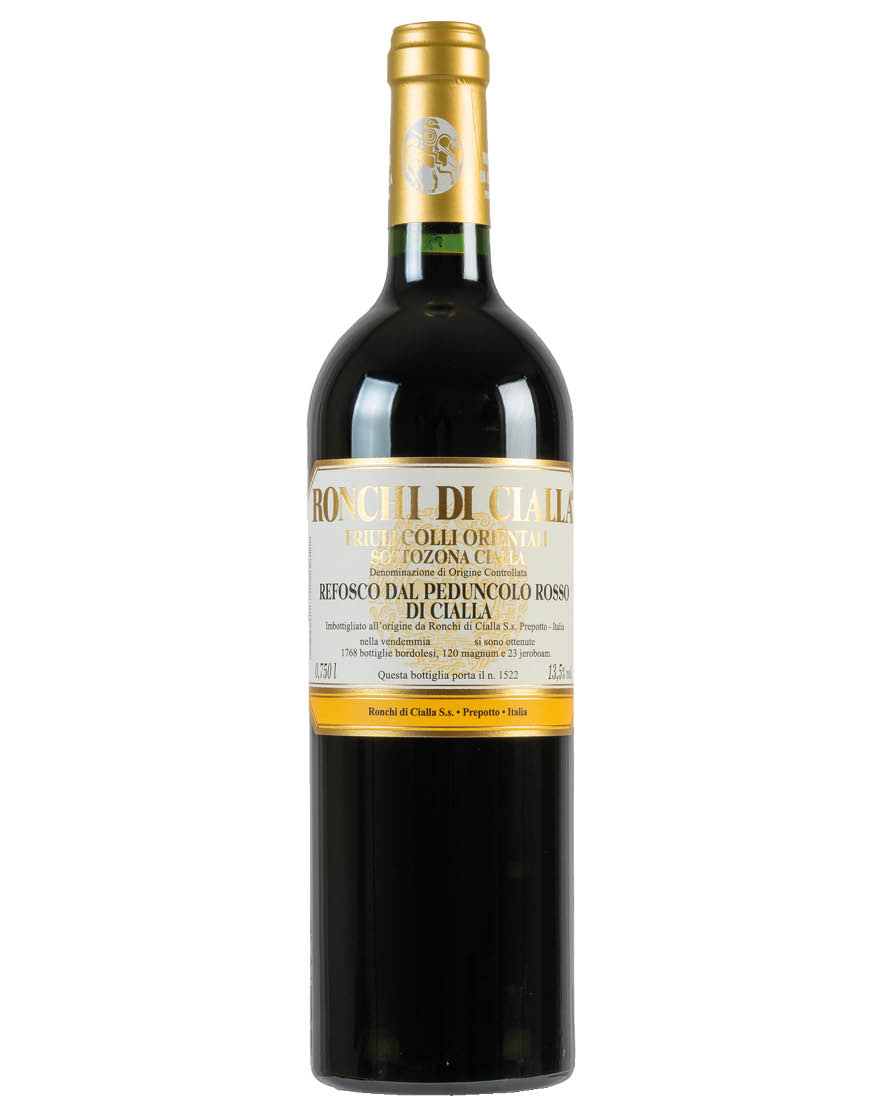 Friuli Colli Orientali DOC  Refosco dal Peduncolo Rosso di Cialla 2015 Ronchi di Cialla