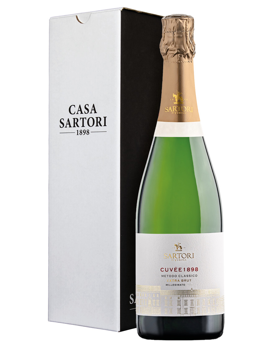 Vino Spumante di Qualità Metodo Classico Extra Brut Cuvée 1898 2020 Sartori di Verona