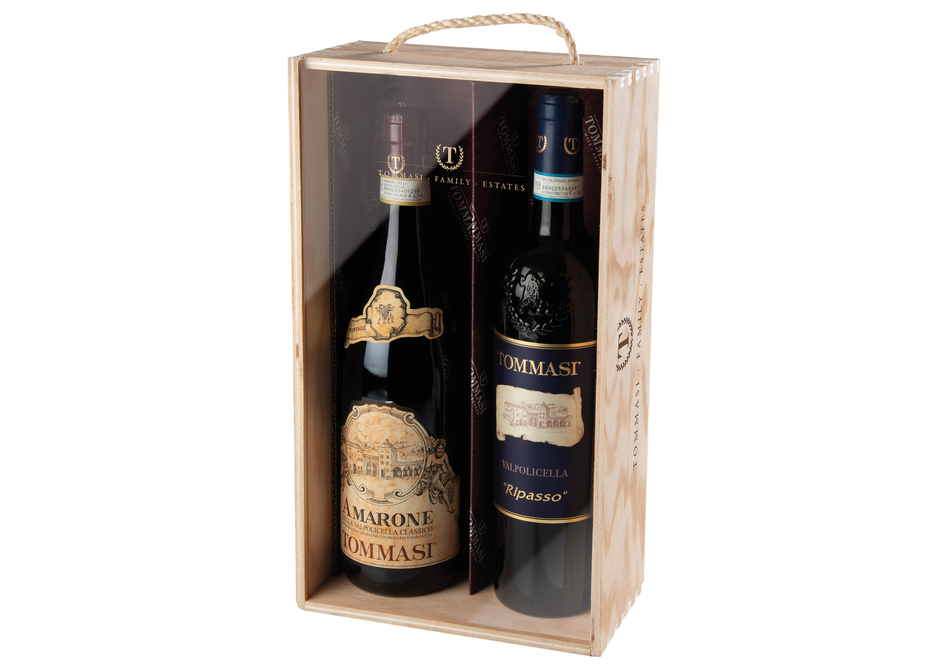 Cassetta Tommasi con Amarone e Valpolicella Ripasso