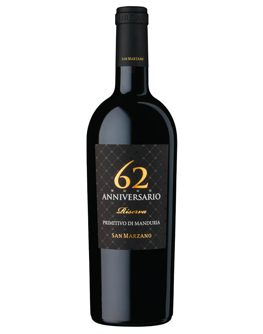 Primitivo di Manduria Riserva DOC Anniversario 62 2019 San Marzano