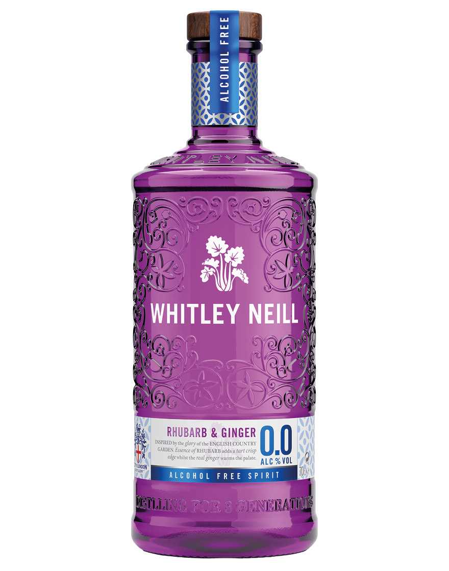 Rhubarb & Ginger Alcohol Free Spirit Whitley Neill