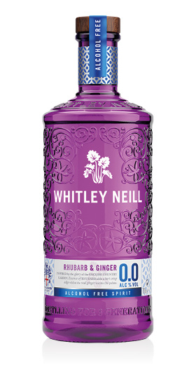 Rhubarb & Ginger Alcohol Free Spirit Whitley Neill