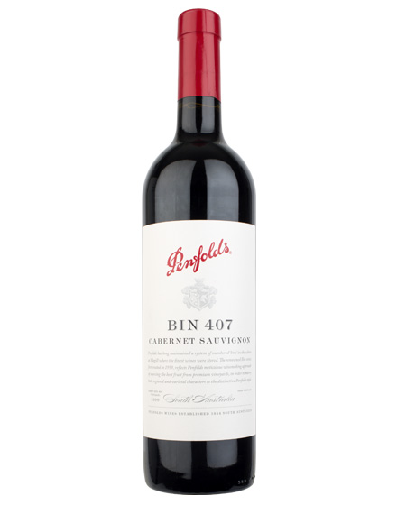 South Australia GI Cabernet Sauvignon Bin 407 2022 Penfolds