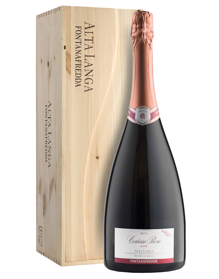 Alta Langa DOCG Brut Rosé Riserva Contessa Rosa 2016 Fontanafredda