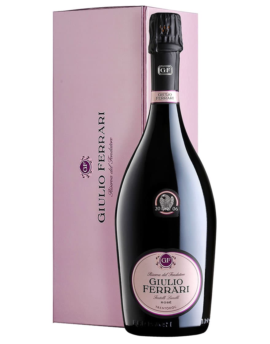 Trento Brut Rosé DOC Giulio Riserva del Fondatore 2010 Ferrari