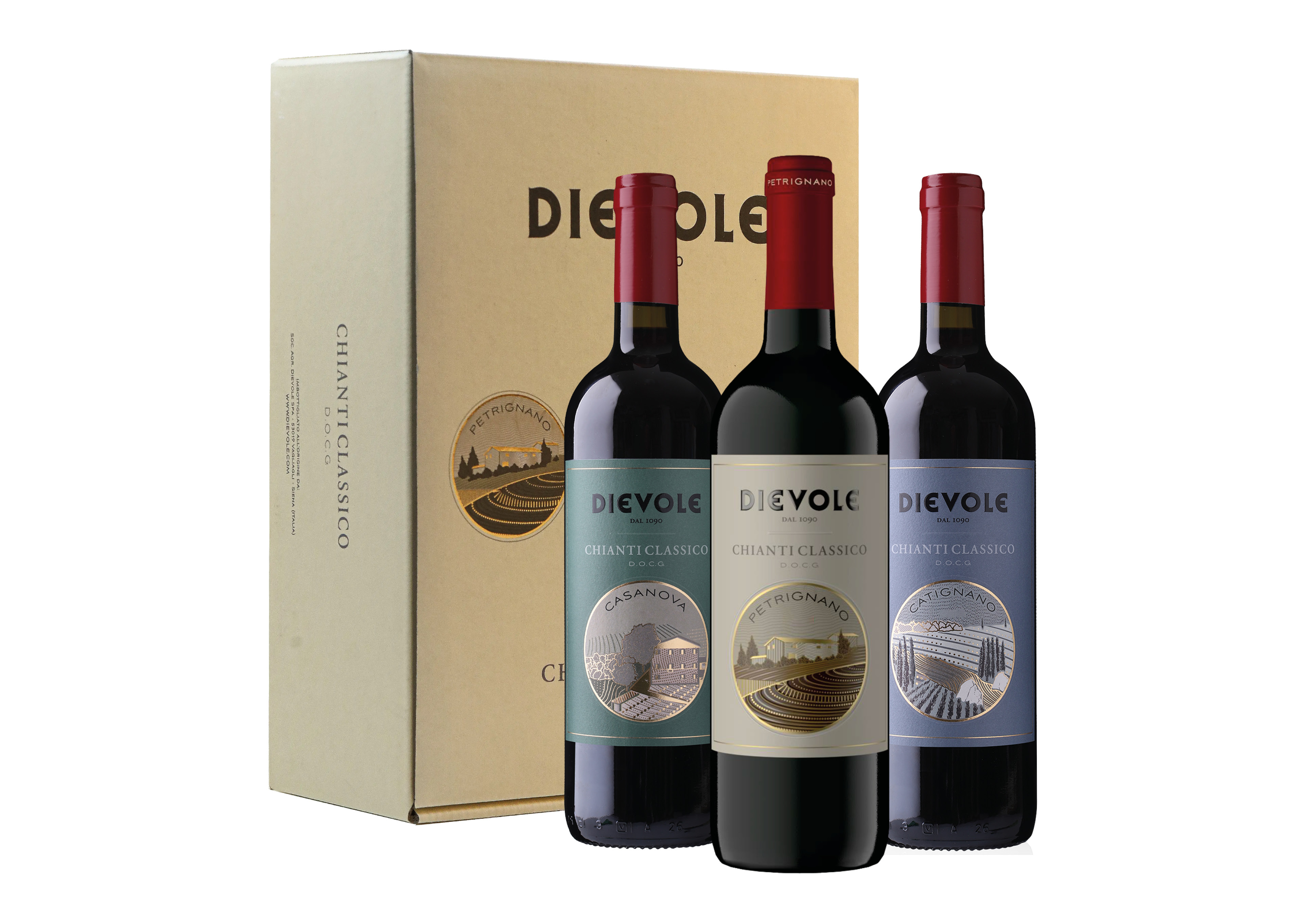 Dievole Petrignano, Catignano, Casanova Chianti Classico DOCG